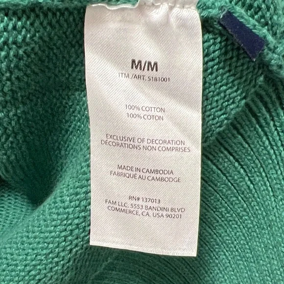GAP Women's Green Crewneck Sweater - Picture 4 of 6